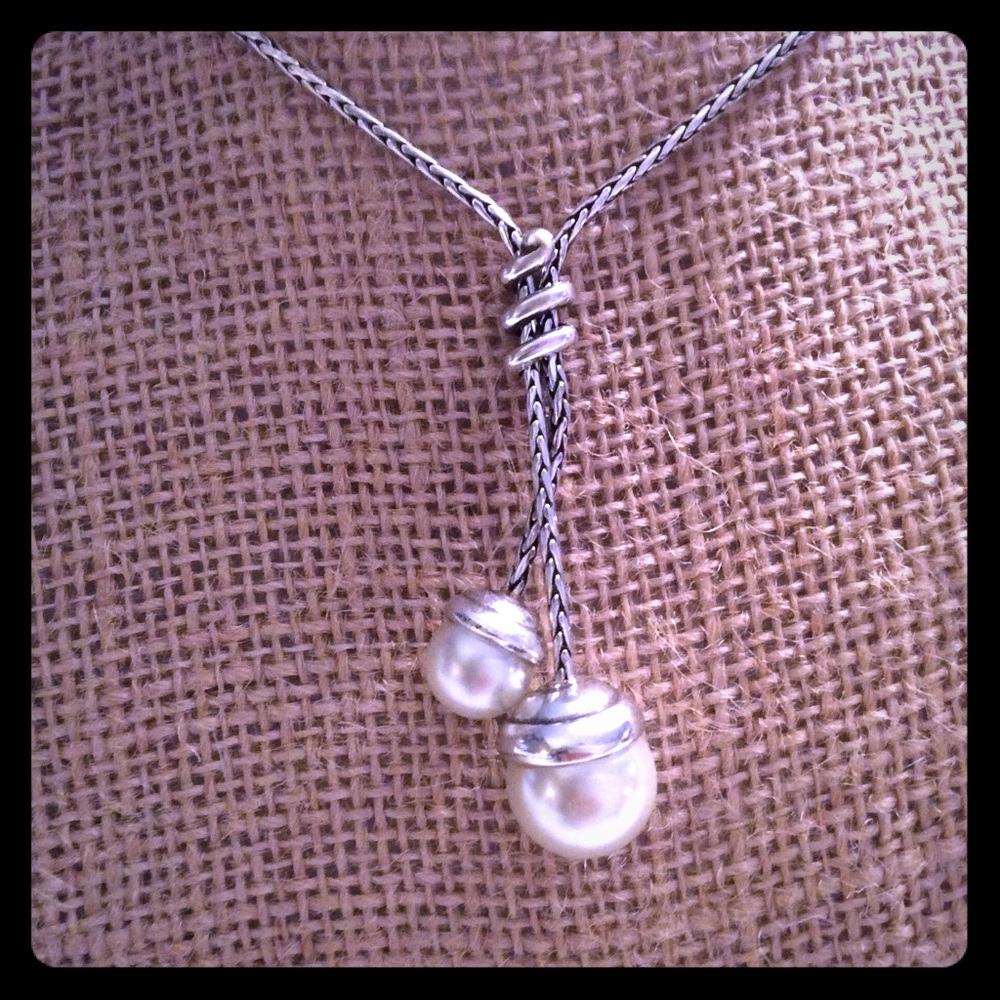 Brighton Pearl Dropdown Necklace